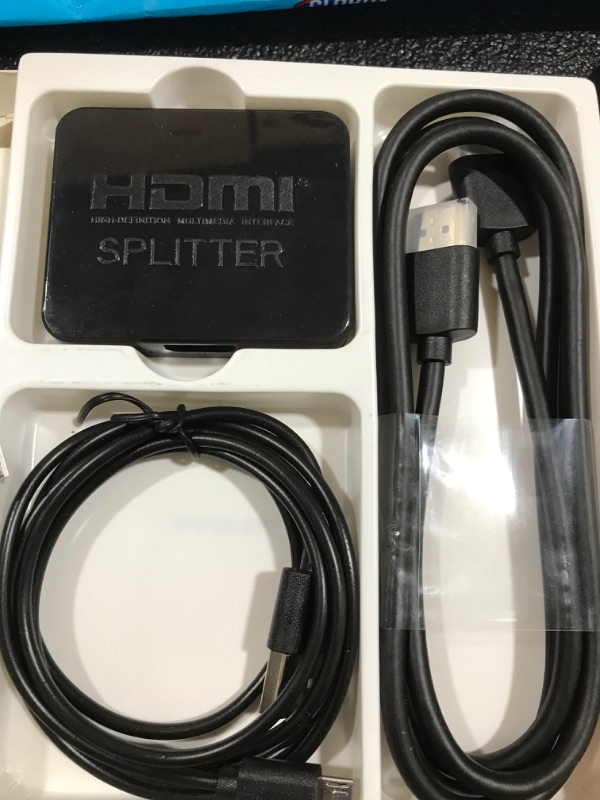 Photo 2 of avedio links HDMI Splitter 1 in 2 Out, 4K HDMI Splitter for Dual Monitors