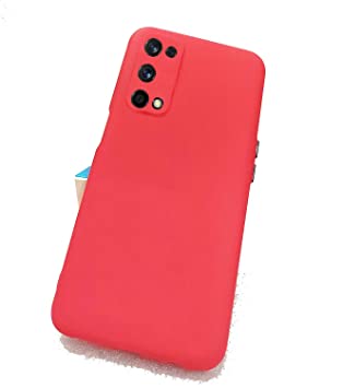 Photo 1 of MUTEBOX Best Camera Protection Cover Realme 7 pro | Slim & Protective Design Soft TPU Shockproof Slim Back Cover Case for Realme 7 pro Anti-Slip Grip (Red)