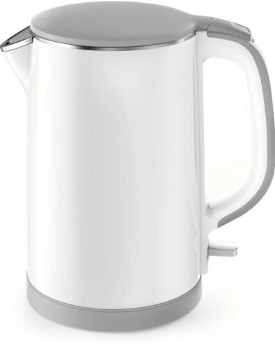 Photo 1 of Electric Kettle, Miroco Double Wall 100% Stainless Steel Cool Touch Tea Kettle with 1500W Fast Boiling Heater, Cordless with Auto Shut-Off & Boil Dry
