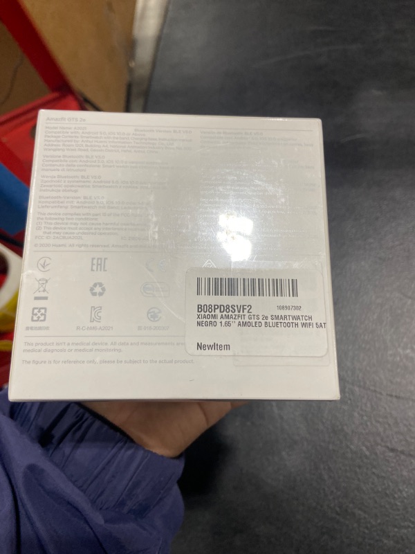Photo 1 of Amazfit GTS 2e Smart Watch for Men, Alexa Built-In, Health & Fitness Tracker with GPS, 90 Sports Modes, 14 Day Battery Life, Blood Oxygen Heart Rate Sleep Monitoring, 5 ATM Water Resistant, Black
FACTORY SEALED 
