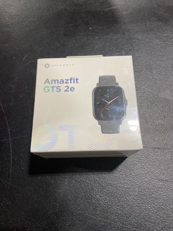 Photo 2 of Amazfit GTS 2e Smart Watch for Men, Alexa Built-In, Health & Fitness Tracker with GPS, 90 Sports Modes, 14 Day Battery Life, Blood Oxygen Heart Rate Sleep Monitoring, 5 ATM Water Resistant, Black
FACTORY SEALED 
