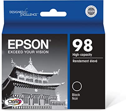 Photo 1 of EPSON T098 Claria Hi-Definition - -Ink Standard Capacity Black - -Cartridge (T098120) for select Epson Artisan Printers