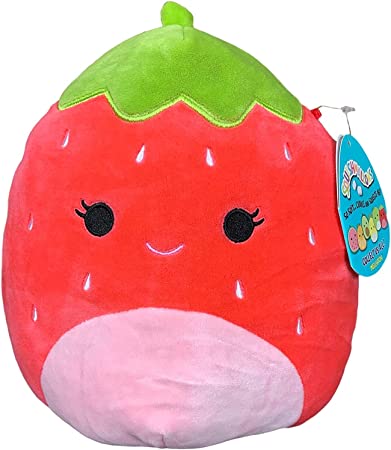 Photo 1 of 
Roll over image to zoom in

Squishmallows Official Kellytoy Plush Fruit Squad Lime Orange Lemon Soft Squishy Stuffed Toy Animals (12 Inch, Scarlett Strawberry)