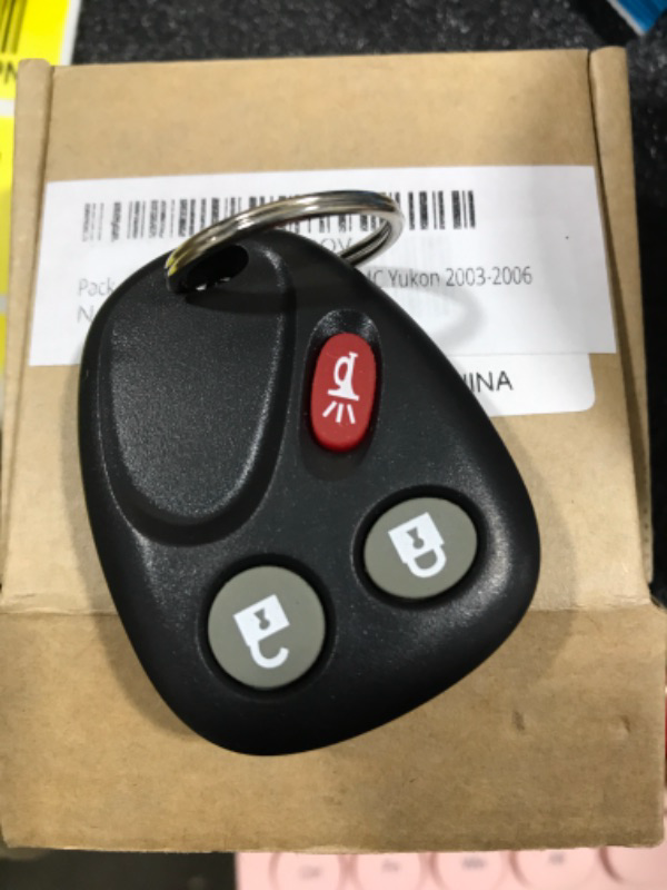 Photo 2 of 2 pack Discount Keyless Replacement Key Fob Car Keyless Entry Remote For Yukon Tahoe Suburban Silverado Sierra Avalanche Escalade LHJ011