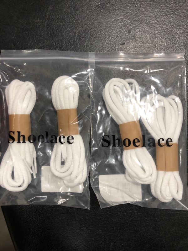 Photo 1 of 2-2 packs of Handshop 1/4" Oval Athletic Shoelaces 