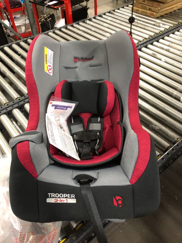 Photo 2 of Baby Trend Trooper™ 3-in-1 Convertible Car Seat - Scooter - Red