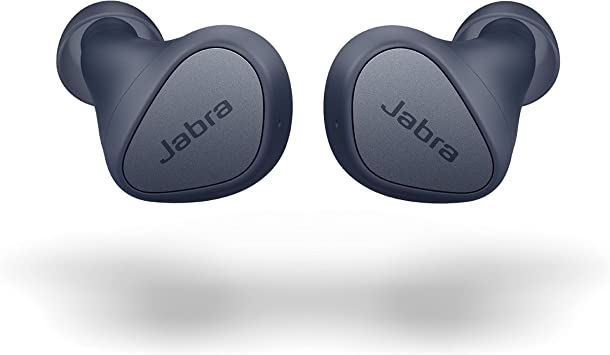 Photo 1 of Jabra Elite 3 in Ear Wireless Bluetooth Earbuds – Noise Isolating True Wireless Buds with 4 Built-in Microphones for Clear Calls, Rich Bass, Customizable Sound, and Mono Mode - Navy