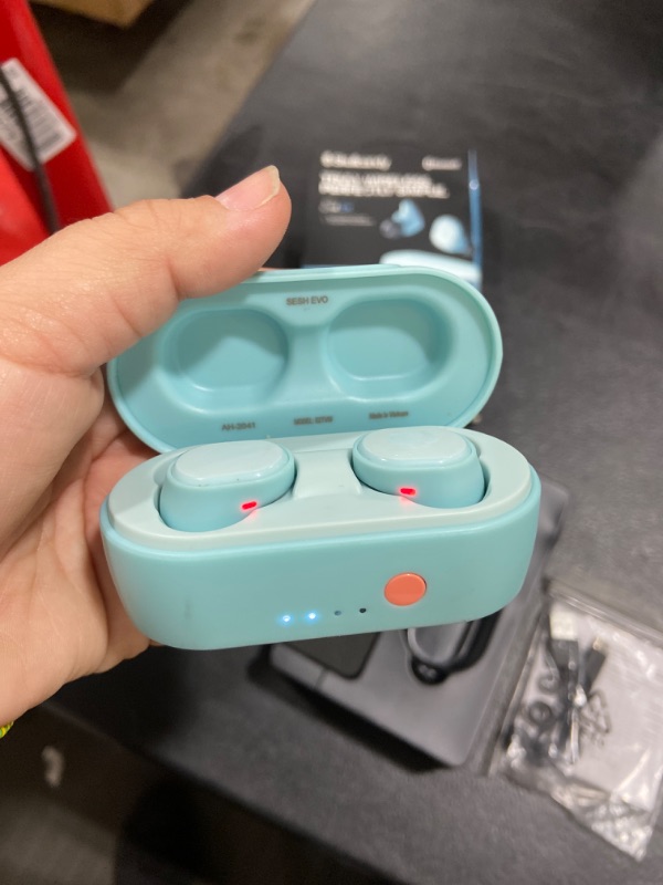 Photo 2 of Skullcandy Sesh Evo True Wireless in-Ear Earbuds - Beached Blue
