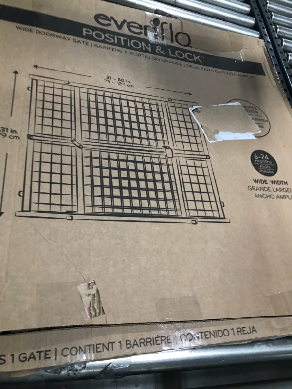Photo 3 of Evenflo Position and Lock Tall and Wide Baby Gate