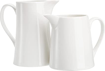 Photo 1 of 2 Pack Porcelain Creamer Pitcher