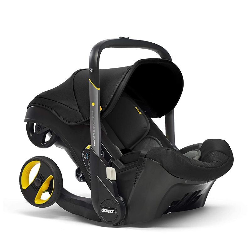 Photo 1 of Doona Infant Car Seat & Latch Base - Car Seat to Stroller in Seconds - Nitro Black, US Version
