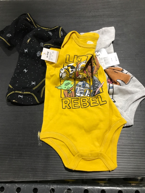 Photo 2 of Baby Boys' 3pk Star Wars Bodysuit - 6-9M