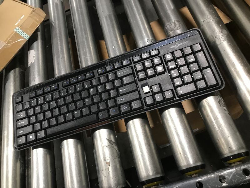 Photo 2 of Amazon Basics Wireless Keyboard-Quiet and Compact-US Layout (QWERTY)