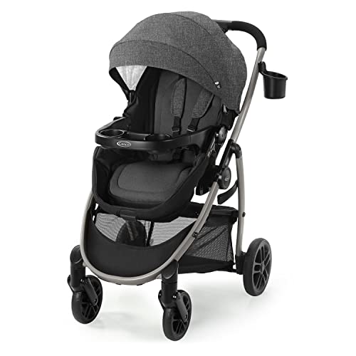 Photo 1 of Graco Modes Pramette Stroller, Baby Stroller with True Pram Mode, Reversible Seat, One Hand Fold, Extra Storage, Child Tray, Redmond
