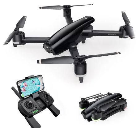 Photo 1 of SNAPTAIN SP550 GPS Drone with 2K Camera, 5Ghz WiFi FPV RC Quadcopter for Adults, GPS Auto Return Home, Foldable, Black
