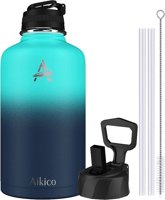 Photo 1 of 64oz Sports Water Bottle, Aikico Stainless Steel Water Bottle