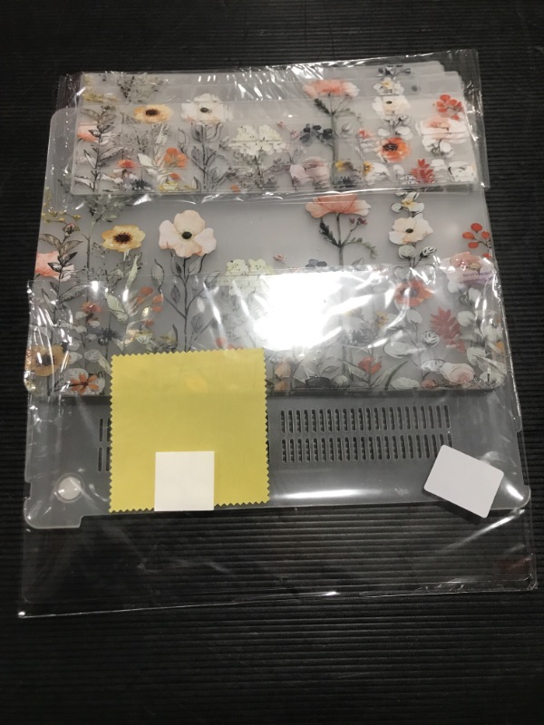 Photo 1 of  Plastic Garden Flowers Hard Shell&Keyboard Cover&Screen Protector, Transparent
Compatible with MacBook Air 13 inch