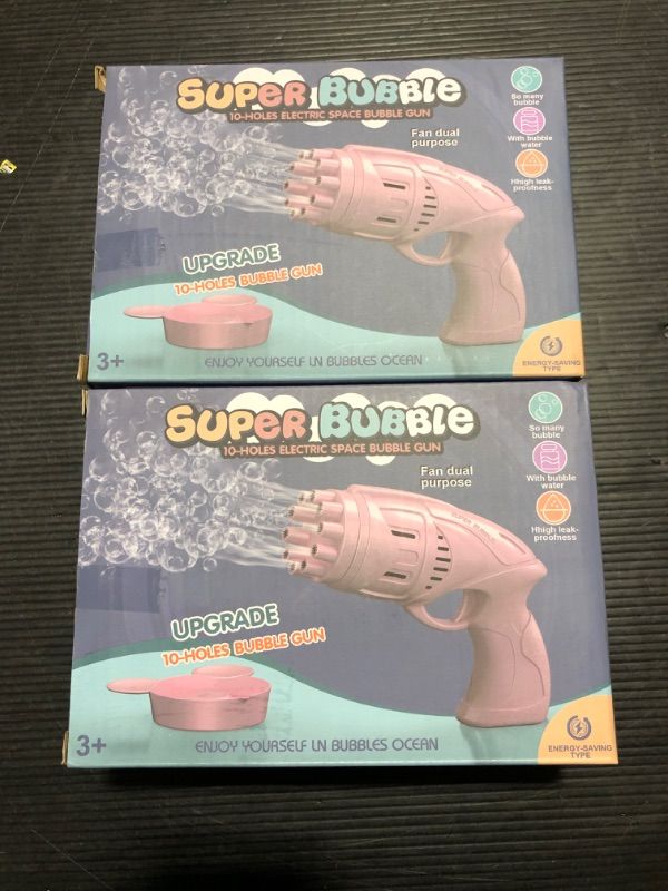 Photo 1 of BUBBLE GUN BLOWERS 10 HOLES PACK OF 2