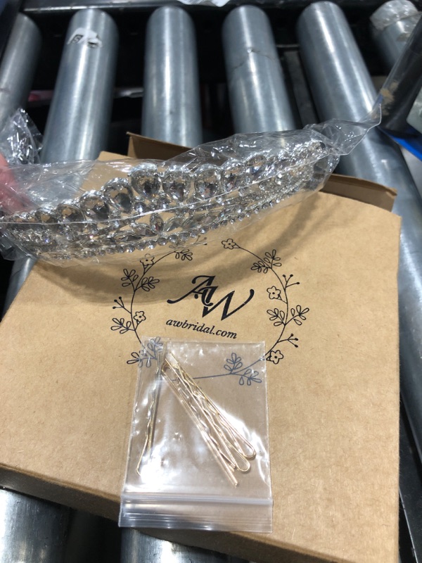 Photo 1 of Bridal tiara with bobby pins