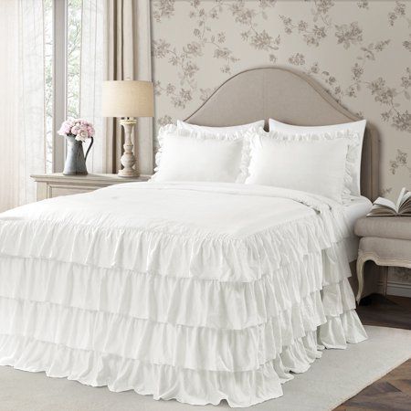 Photo 1 of Allison Ruffle 3-Piece King Bedspread Set