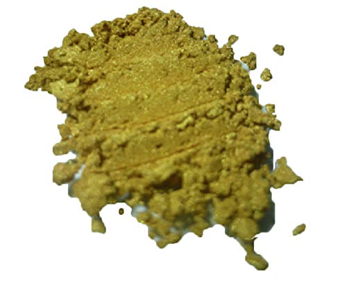 Photo 1 of 42g/1.5oz "Satin Gold" Black Diamond Pigments® Multipurpose DIY Arts and Crafts Additive | Natural Bath Bombs, Resin Art, Slime, Epoxy, Soap, Nail Po
