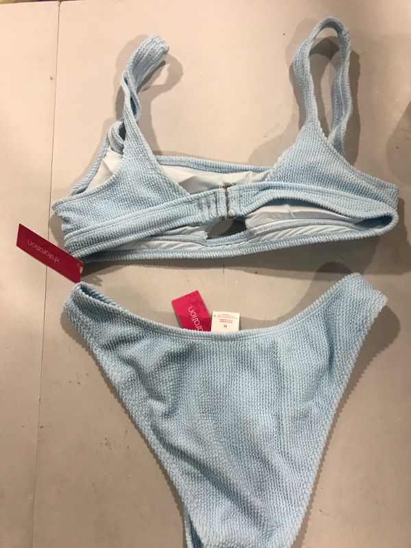 Photo 2 of 2pc Blue Bikini Set Large