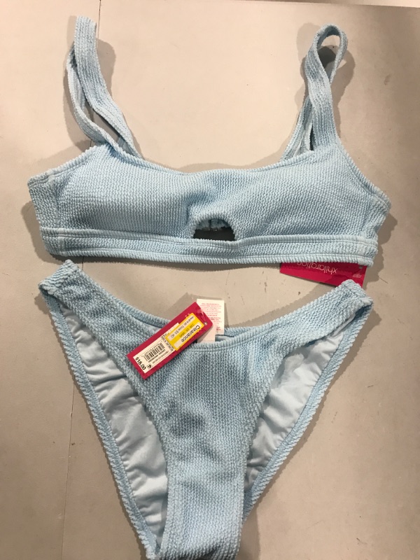 Photo 1 of 2pc Blue Bikini Set Large