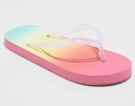 Photo 1 of Girls' Sam Slip-on Flip Flop Sandals - Cat & Jack S, MultiColored