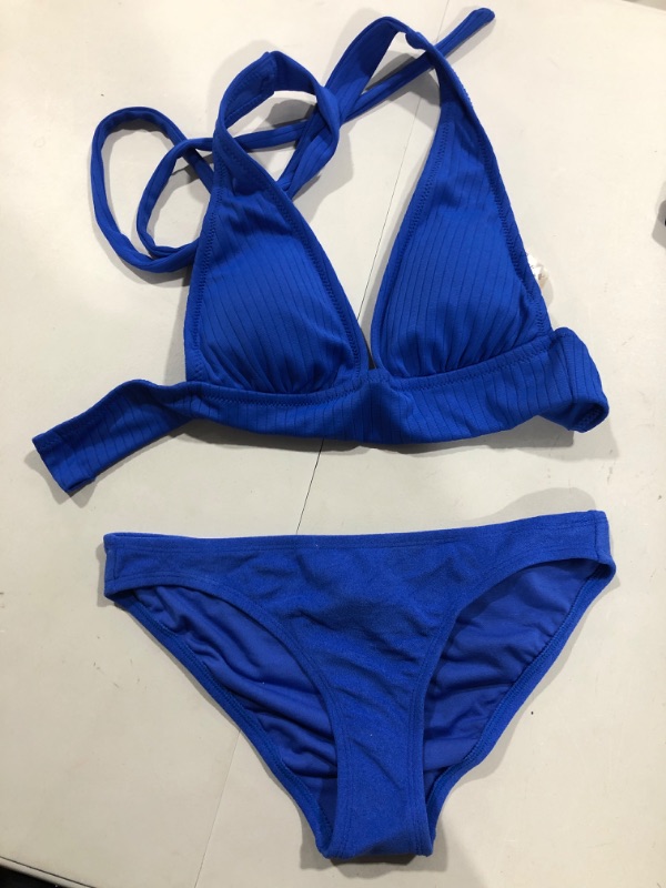 Photo 1 of Blue 2 Piece Bikini Set SMALL