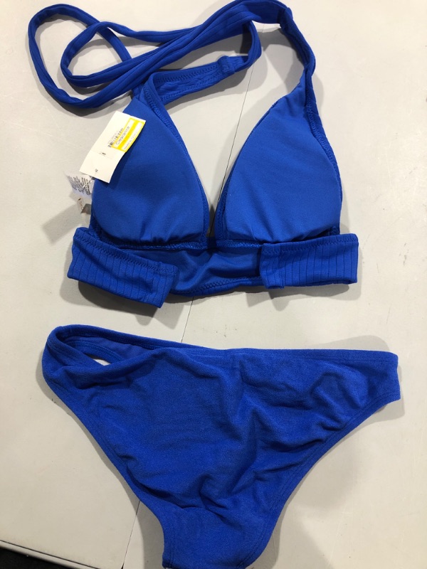 Photo 2 of Blue 2 Piece Bikini Set SMALL