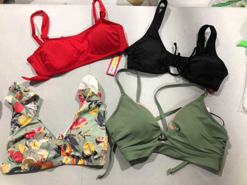 Photo 1 of 4Pcs Miscellaneous Bikini Tops LARGE