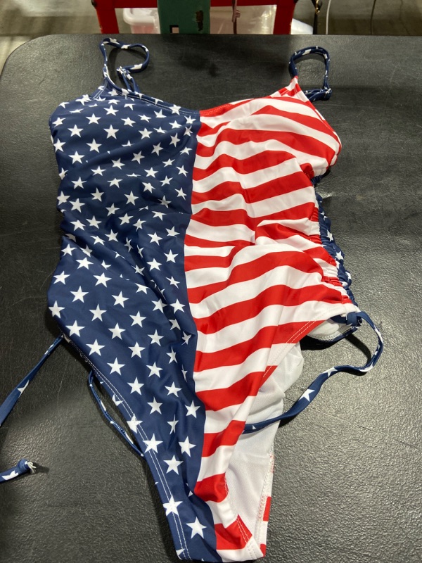 Photo 1 of AMERICAN FLAG ONE PIECE SWIMSUIT SIZE XL 