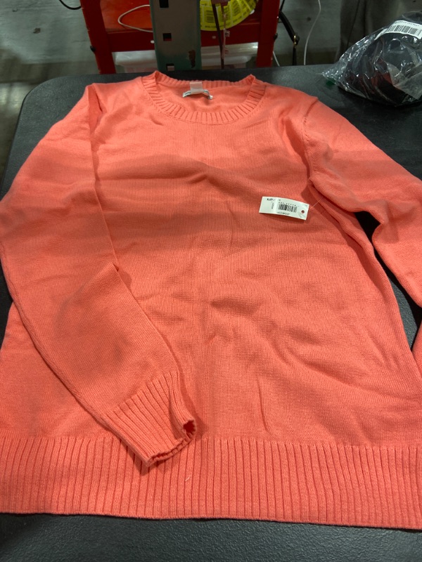 Photo 2 of Amazon Essentials Women's 100% Cotton Crewneck Sweater (Available in Plus Size)
SIZE M 