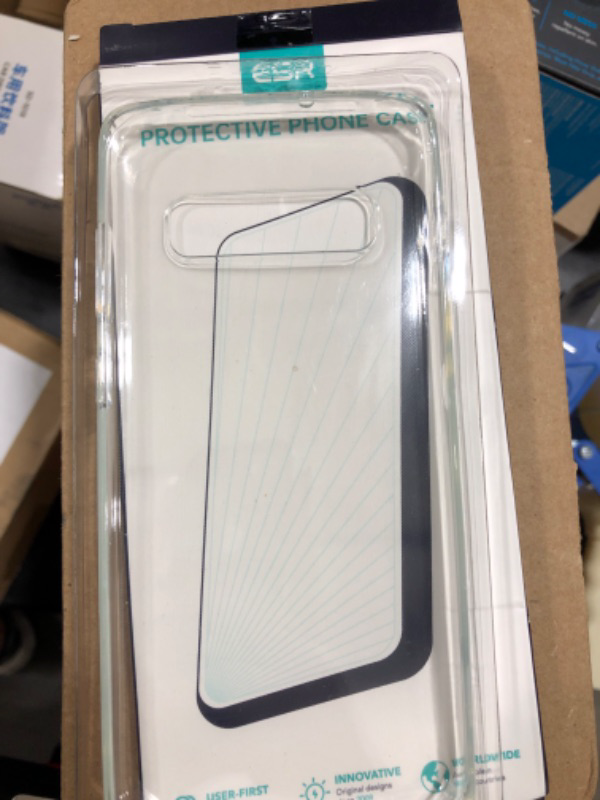 Photo 2 of ESR Essential Zero Slim Clear Soft TPU Case Compatible with The Samsung Galaxy S10 Plus