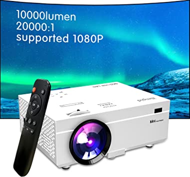 Photo 1 of Enhanced Mini Movie Projector, Compatible with HDMI USB Smartphone TV Stick PC for Outdoor/Home Projection