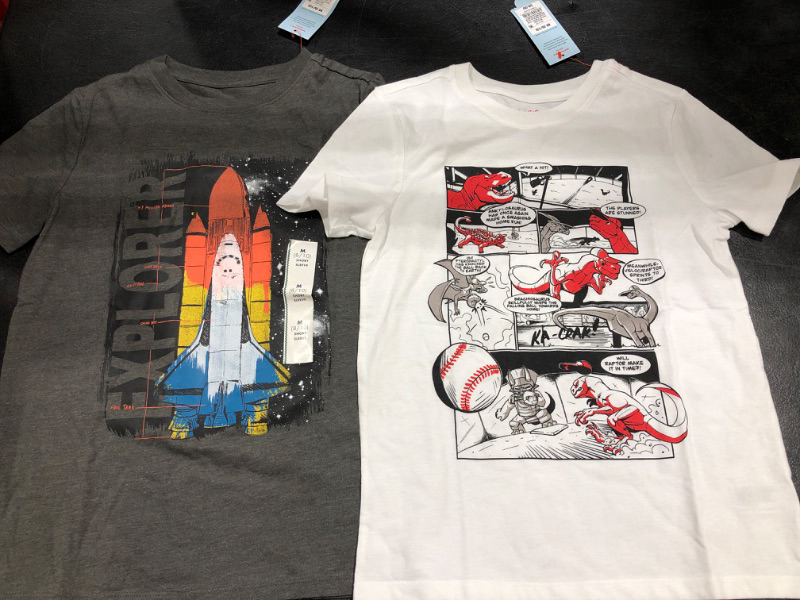 Photo 1 of 2 of Target's Cat & Jack Graphic T-Shirts- Size Medium