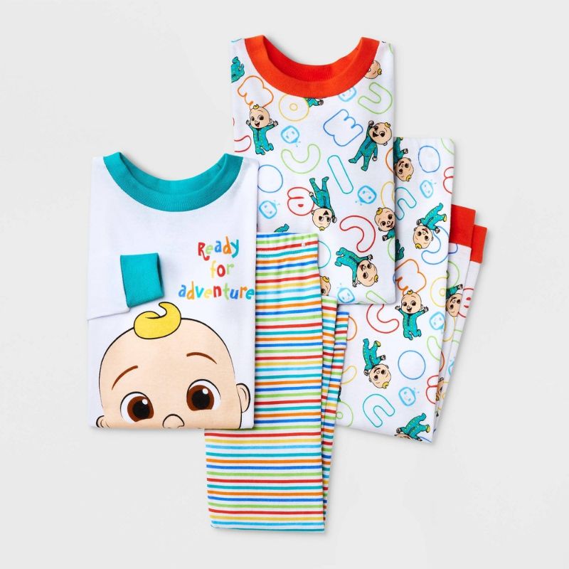 Photo 1 of 4T- Toddler Boys' 4pc Cocomelon 'Ready for Adventure' Pajama Set -