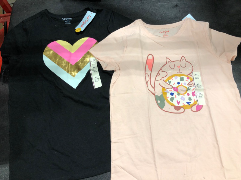 Photo 1 of 2 of Target's Cat & Jack Graphic Tees in XL