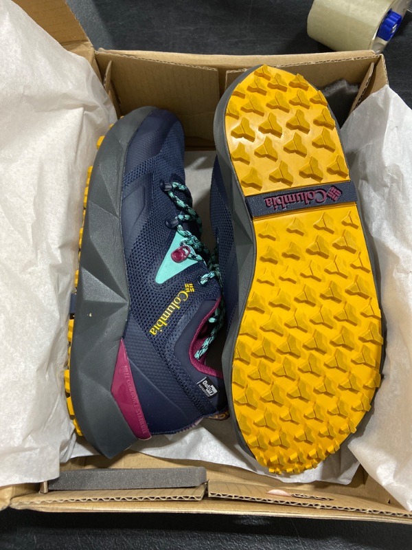 Photo 2 of Columbia Facet 60 Low Outdry Womens Walking Shoes - Dark Nocturnal Bright Gold
SIZE9.5