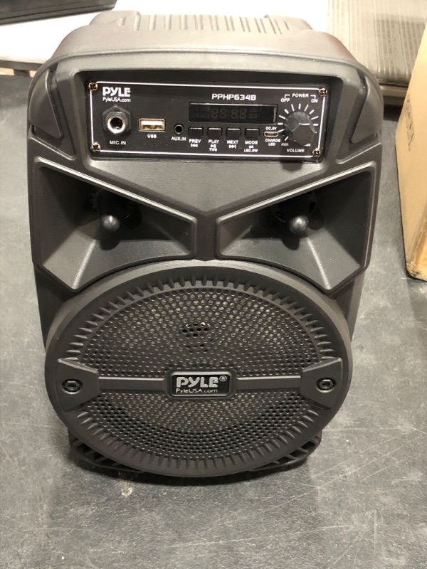 Photo 2 of 6.5” Portable PA Speaker PPHP634B
