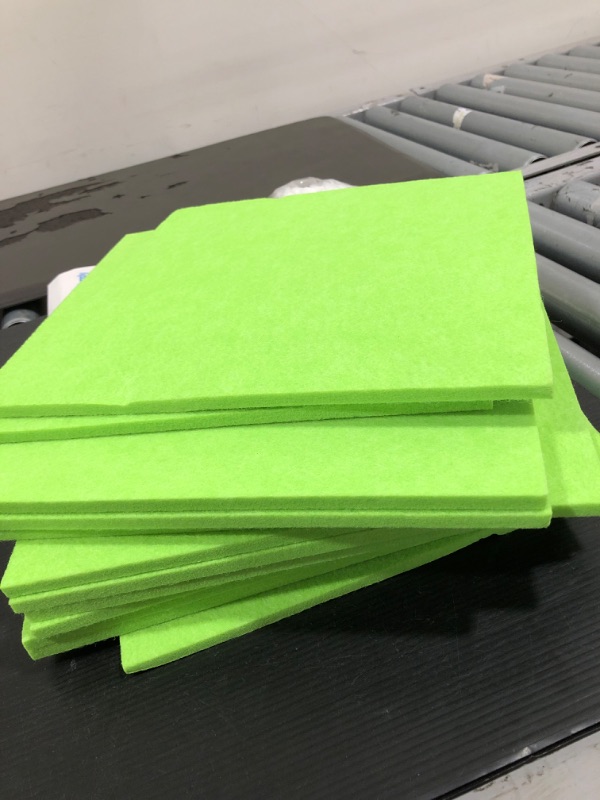 Photo 1 of 12 PACK GREEN FELT SQUARES 1'X 1' 
