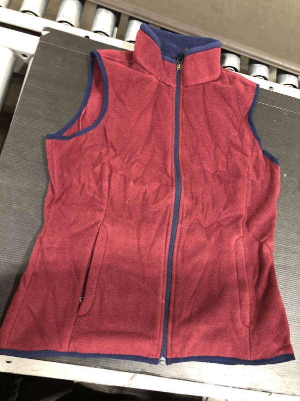 Photo 1 of AMAZON ESSENTIAL MAROON SWEATER VEST SIZE M 