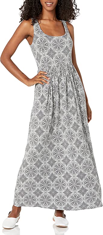 Photo 1 of Amazon Essentials Women's Tank Waisted Maxi Dress SIZE M