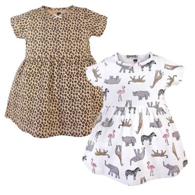 Photo 1 of Hudson Baby Size 3T 2-Pack Pink Safari Dresses
