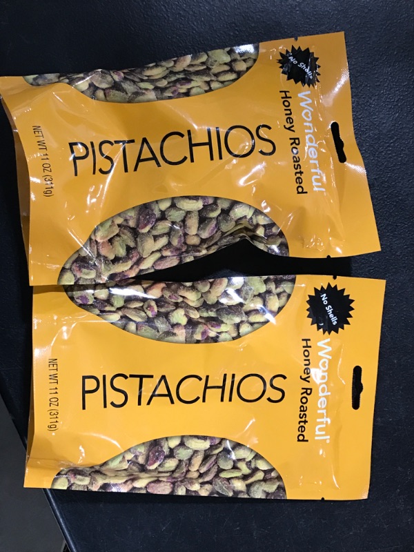 Photo 2 of 2 Pack of Wonderful No Shell Pistachios Honey Roasted - 11.0 OZ
