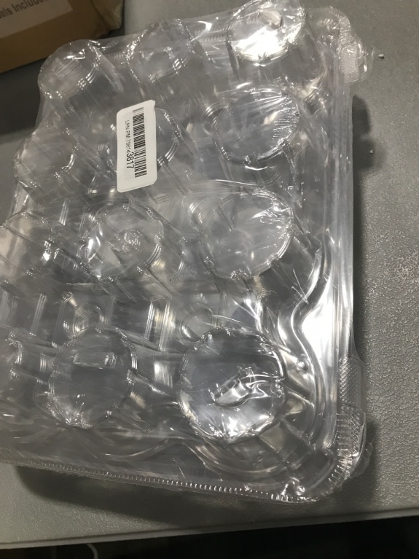 Photo 1 of 2 PACK OF 12 CUPCAKE PLASTIC HOLDERS 