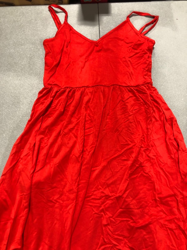 Photo 1 of Adult Red spaghetti string summer dress size M