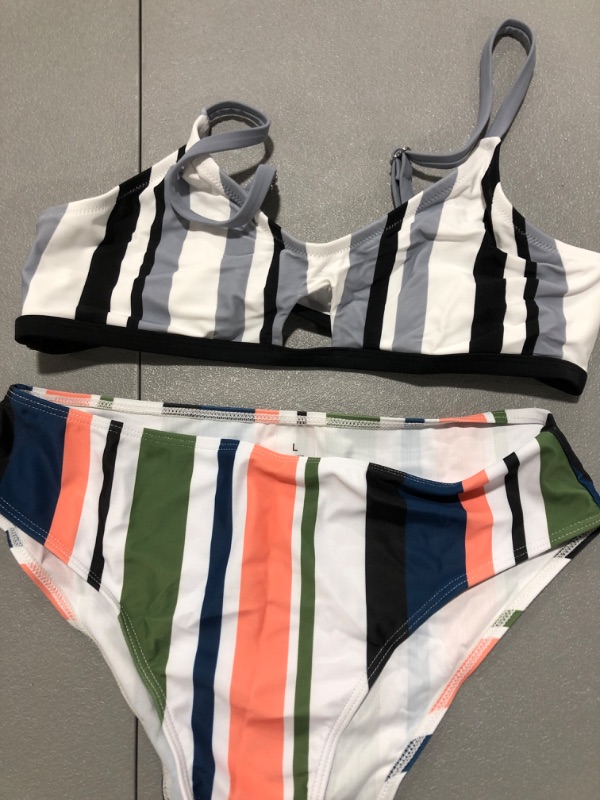 Photo 1 of 2 piece bathing suit size large