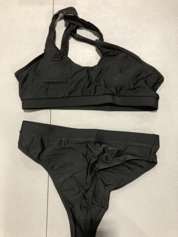 Photo 1 of 2 Piece Black Bathing Suit Size L