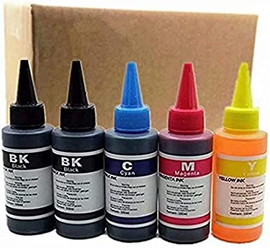 Photo 1 of 100ml / Bottle Printer Ink Refill Dye Ink Refill kit for Canon 250 251 270 271 225 226 280 281 PG240 CL241 PG210 CL211 1200 2200 PG245 CL246 Refillable Ink Cartridge CISS System (100ML 1SET 1BK 5PCS)